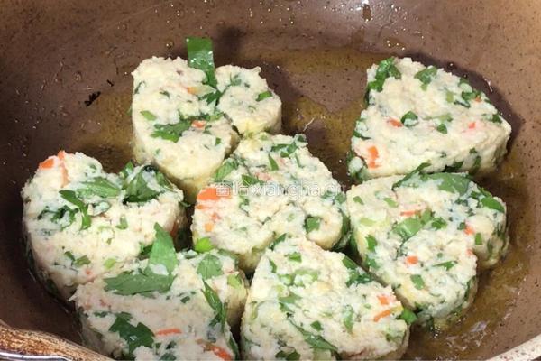 鸡蛋豆渣饼的做法图解6