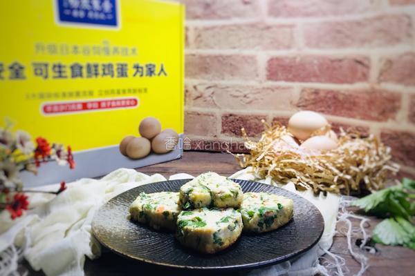 鸡蛋豆渣饼的做法图解9