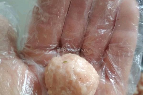 菠菜肉丸汤的做法图解7