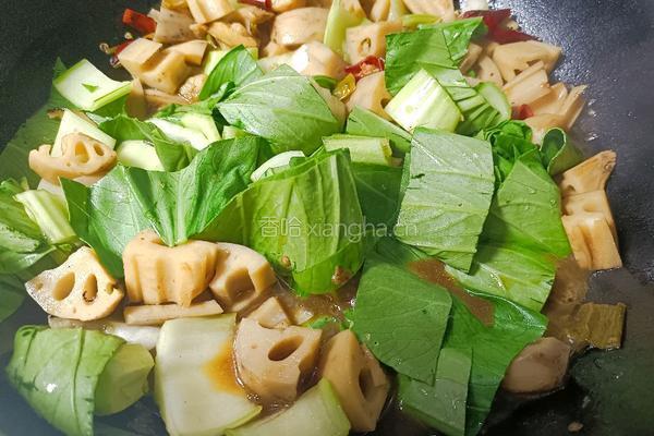 白菜炖莲藕的做法图解7
