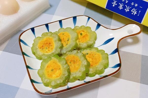 苦瓜圈煎蛋的做法图解14