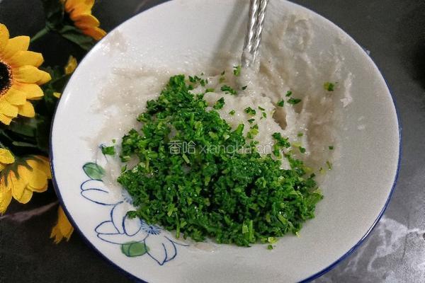 荠菜虾圆的做法图解10