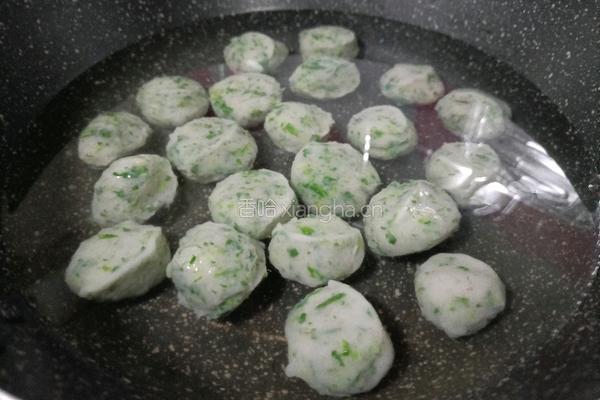 荠菜虾圆的做法图解13