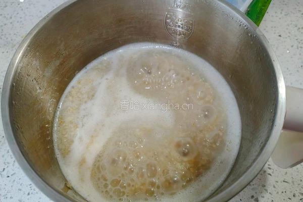 牛奶麦片粥的做法图解5