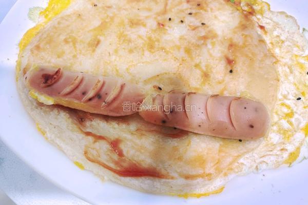鸡蛋手抓饼的做法图解5