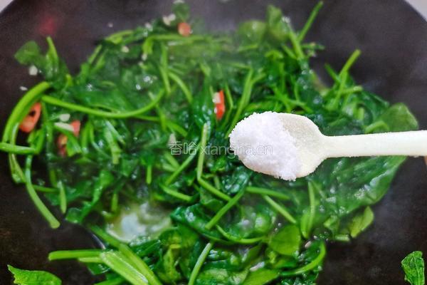 蒜香菠菜的做法图解4