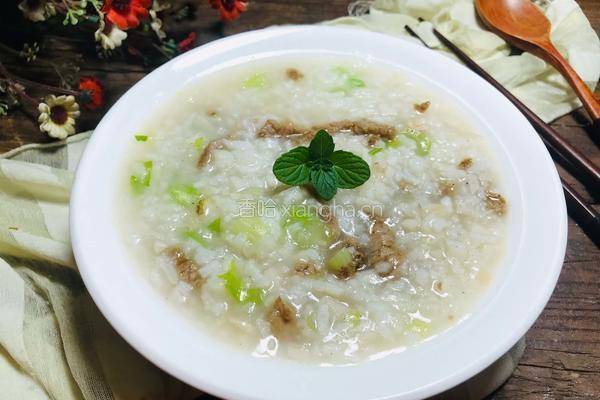 芹菜莲藕瘦肉粥的做法图解12