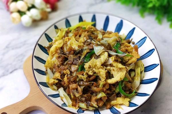 外婆菜大葱炒鸡蛋的做法图解11