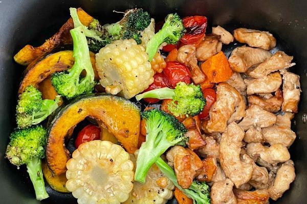 时蔬烤鸡胸肉的做法图解6