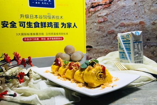 海苔肉松玉子烧的做法图解10