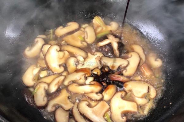 香菇炒小白菜的做法图解10
