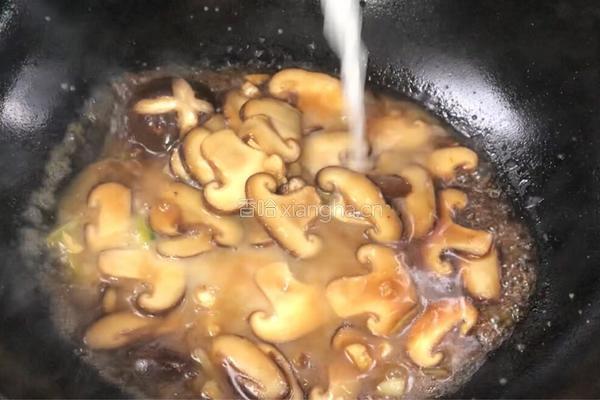 香菇炒小白菜的做法图解11