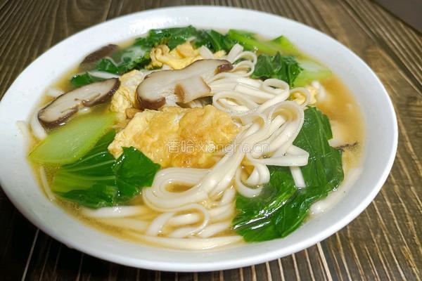 青菜鸡蛋汤面的做法图解10