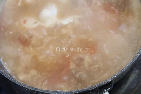 西红柿鸡蛋疙瘩汤的做法图解12