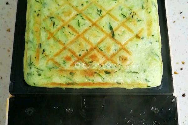 黄瓜蛋饼的做法图解9