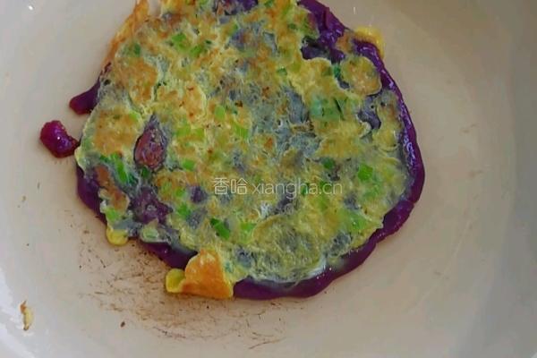 紫薯鸡蛋饼的做法图解11