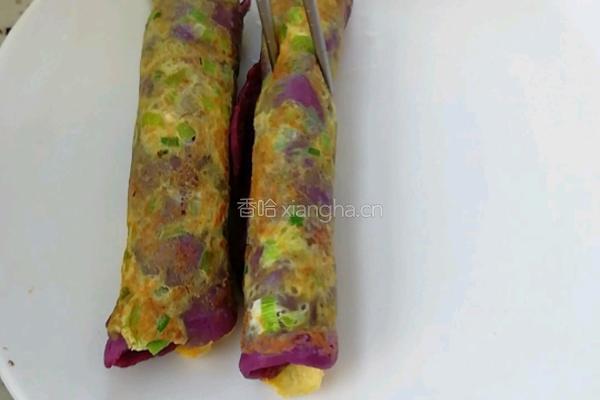 紫薯鸡蛋饼的做法图解12