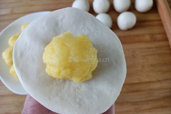 奶黄包的做法图解14