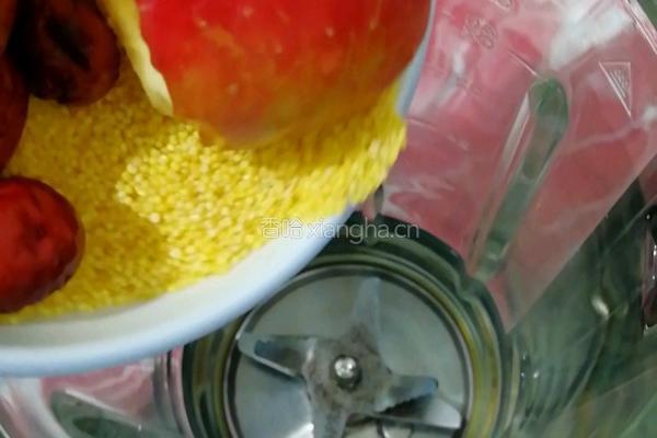 苹果小米糊的做法图解2