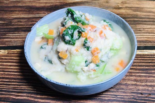 小白菜炖豆渣的做法图解8