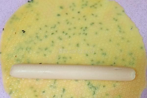 香肠鸡蛋饼串串的做法图解10