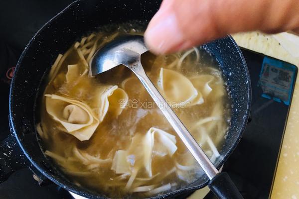 鸡汤云吞面的做法图解5