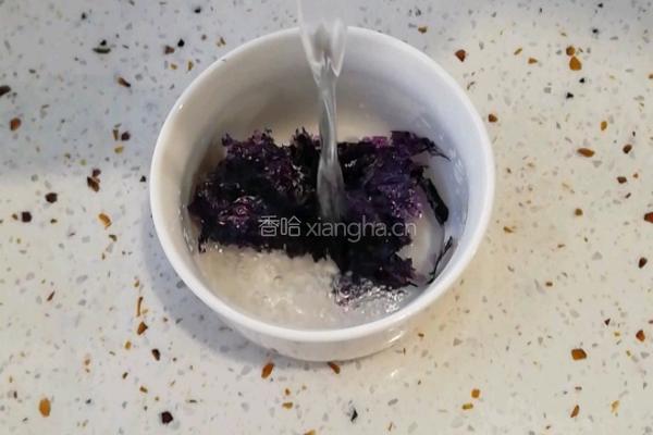 紫菜蛋花汤的做法图解2