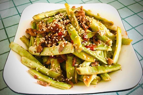 干煸四季豆的做法图解11