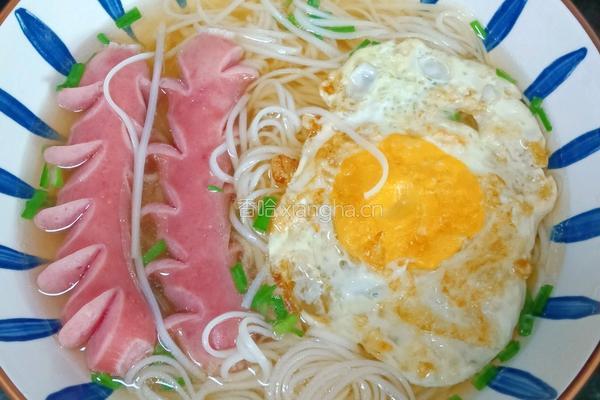 香肠鸡蛋面的做法图解13
