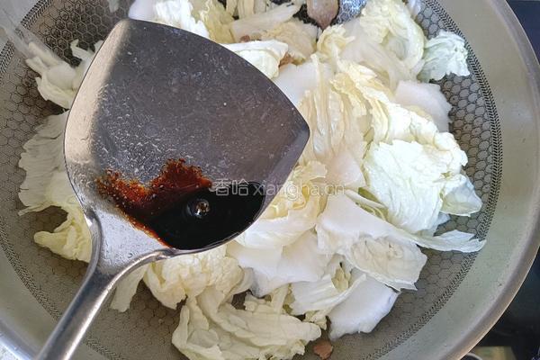 白菜炖豆腐的做法图解6