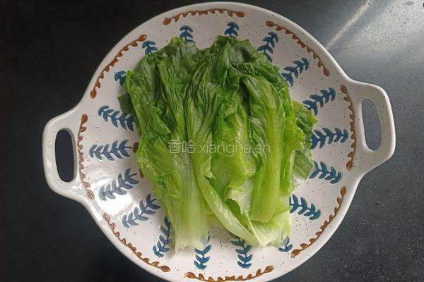 白灼生菜的做法图解5