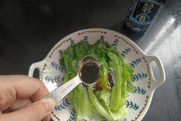 白灼生菜的做法图解6