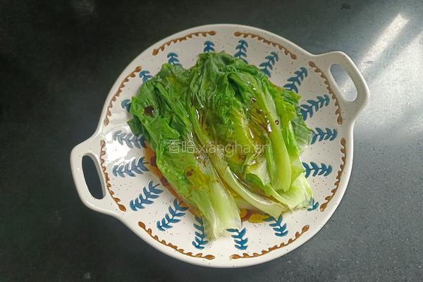 白灼生菜的做法图解8