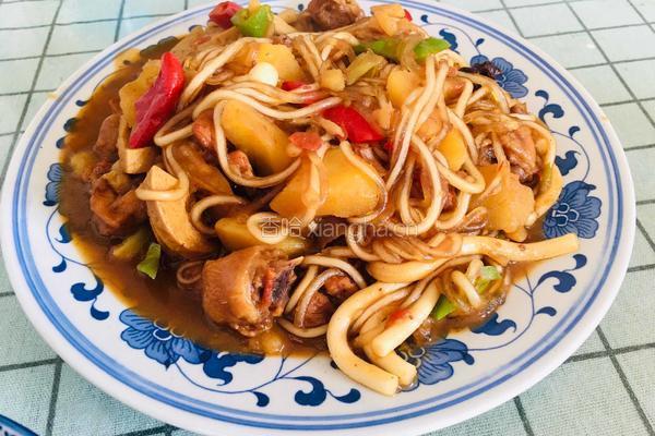 鸡肉土豆炖粉条的做法图解11