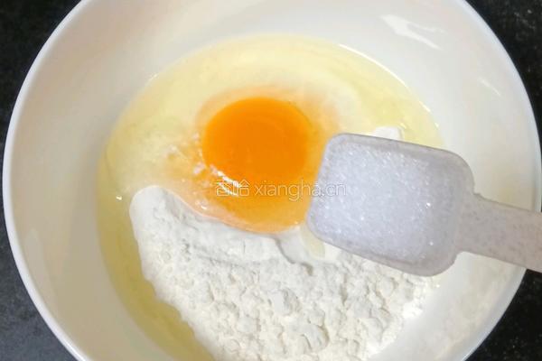 蔓越莓牛奶鸡蛋饼的做法图解4