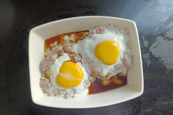 肉糜窝蛋的做法图解9