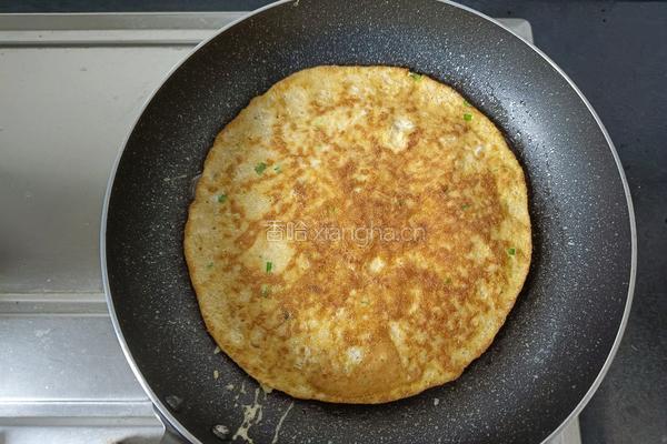 无粉的金针菇鸡蛋饼的做法图解10