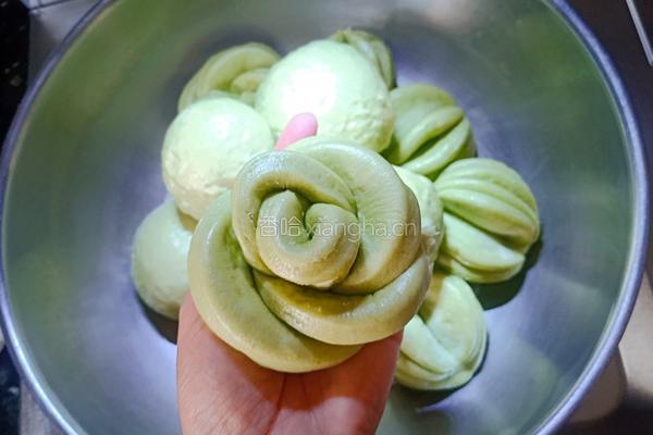 菠菜馒头的做法图解8