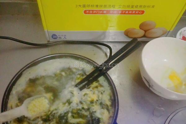蛋花紫菜汤的做法图解8
