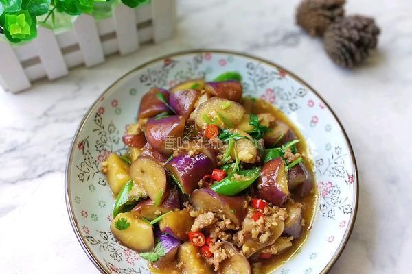 肉末茄子的做法图解15
