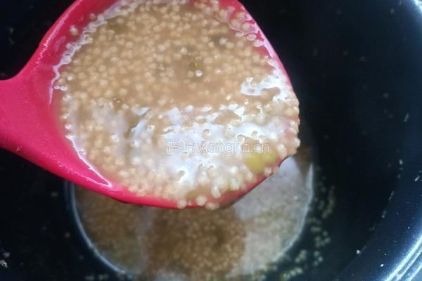 绿豆小米粥的做法图解6