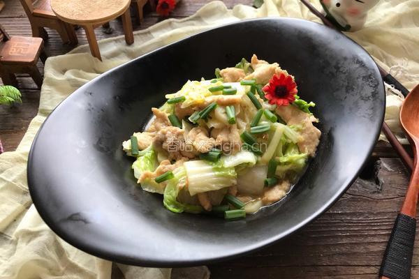白菜炒肉的做法图解9