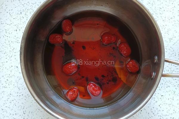 红枣姜糖西米露的做法图解4