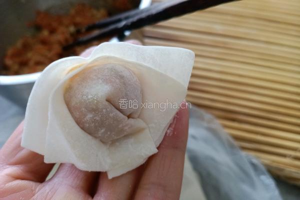 胡萝卜鲜肉馄饨的做法图解7