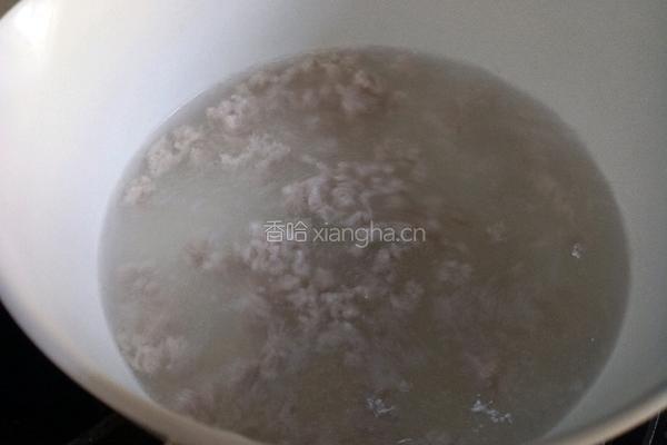 皮蛋瘦肉粥的做法图解5