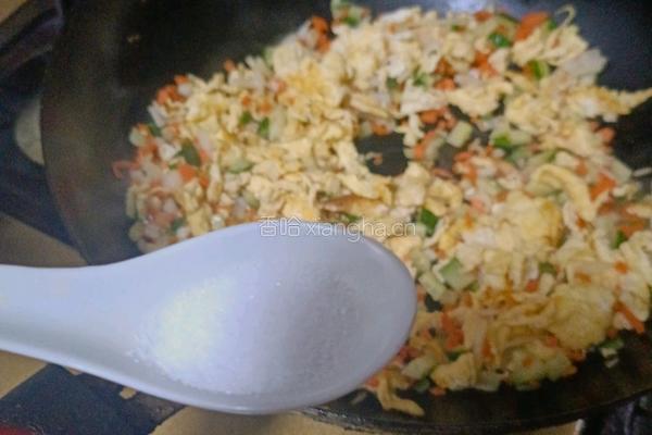 酱油蛋炒饭的做法图解7