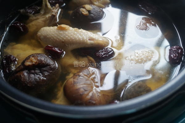 冬天补身必喝这碗汤——黄芪红枣炖鸡汤的做法图解9