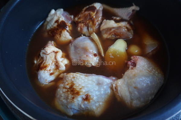 酱焖栗子鸡的做法图解10