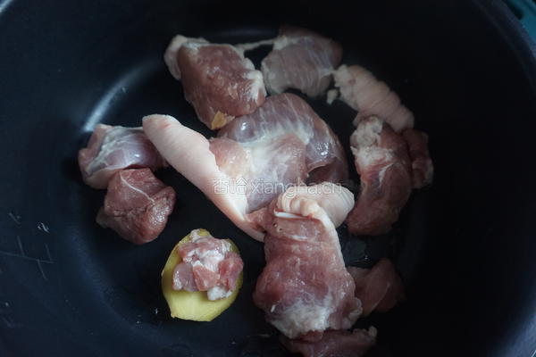 茨菇烧肉的做法图解6