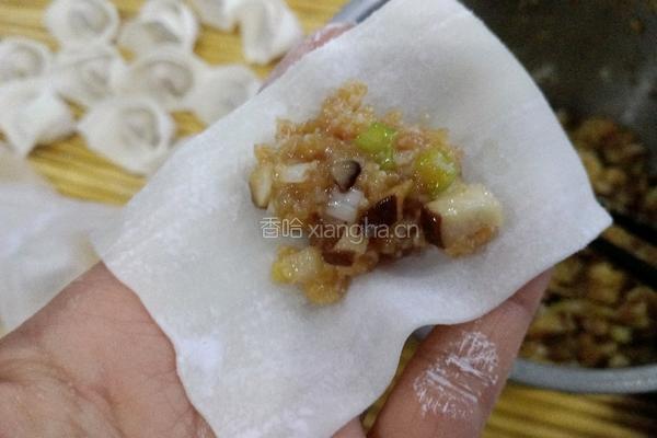 香菇鲜肉馄饨的做法图解6